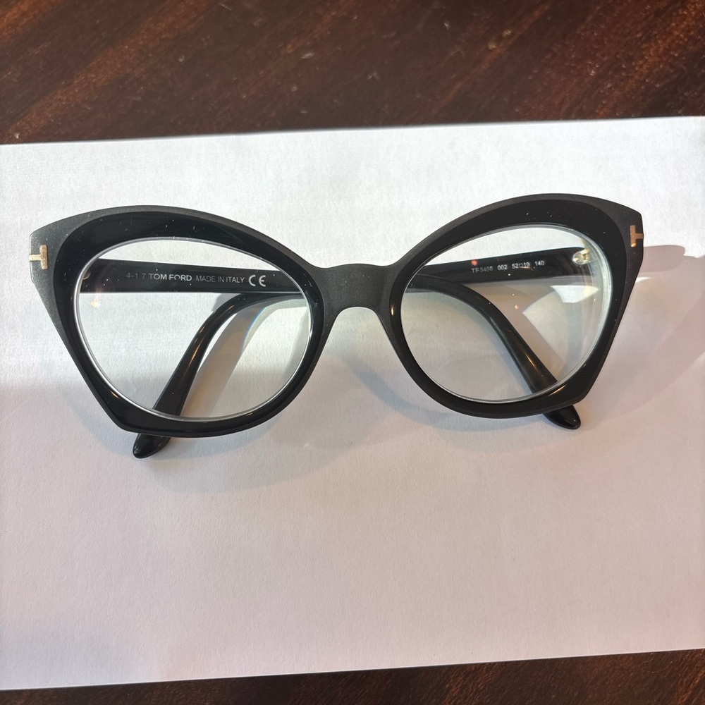 Tom Ford Black Cat Eye Sunglasses